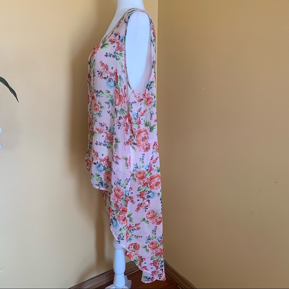 Torrid Duster Summer Spring Button Down Floral Ch… - image 4